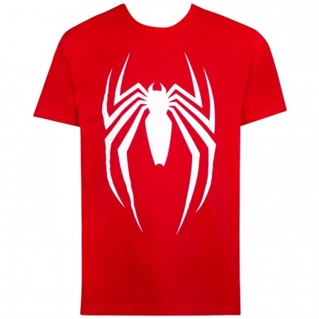 Spider-Man Video Game Logo Red Men's T-Shirt