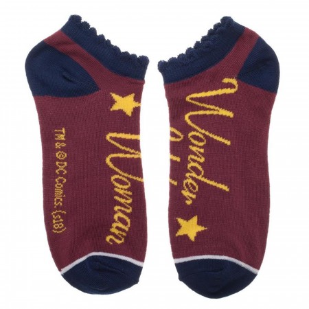 DC Comics Wonder Woman 3 Pair Ankle Socks