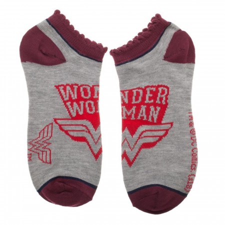 DC Comics Wonder Woman 3 Pair Ankle Socks