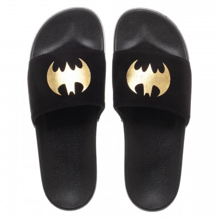 Batman Vegan Suede Slide Sandals