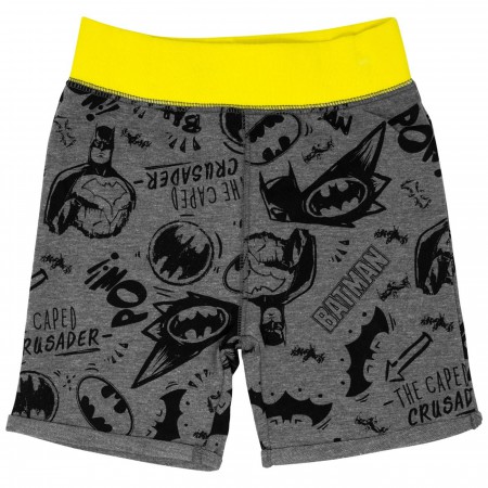 Batman Swinging Toddler Short Set