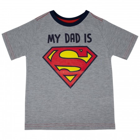 My Dad is Superman Toddler T-Shirt