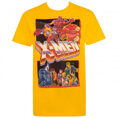 X-Men Classic Arcade Game Lineup Men's T-Shirt