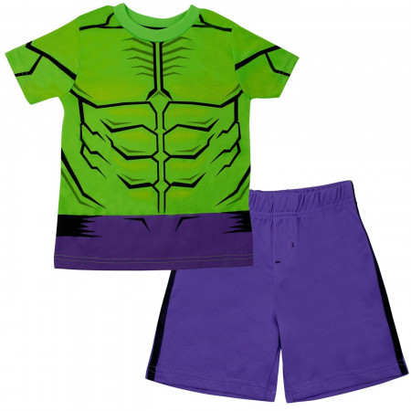 Incredible Hulk Performance Costume Kids Short Set