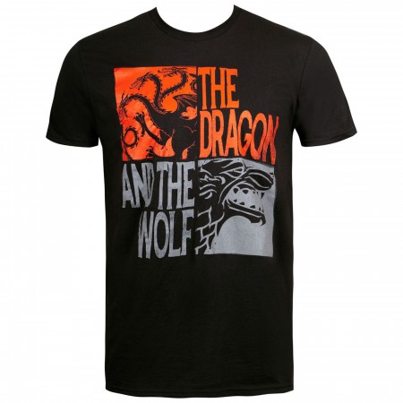 The Dragon and The Wolf Game of Thrones Men's T-Shirt