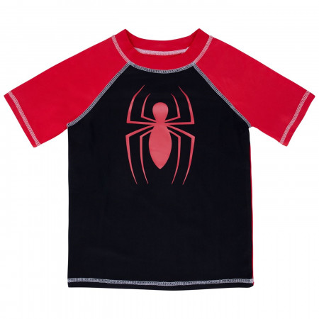Spider-Man Kids Rash Guard Swimwear