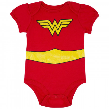 Wonder Woman Infant Snapsuit with Skirt