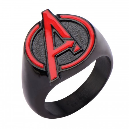Avengers Red A Symbol Ring