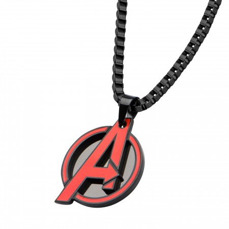 Avengers Red A Pendant Necklace