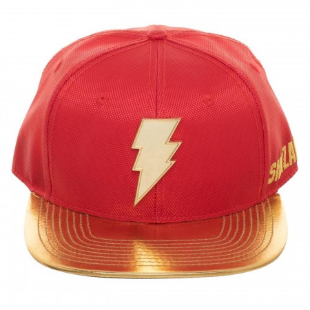 Shazam Movie Logo Yellow Brim Hat