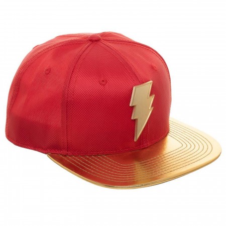 Shazam Movie Logo Yellow Brim Hat