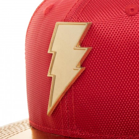 Shazam Movie Logo Yellow Brim Hat