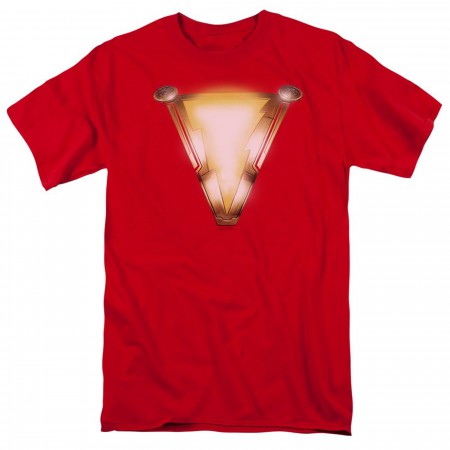 Shazam Movie Bolt Symbol Men's T-Shirt