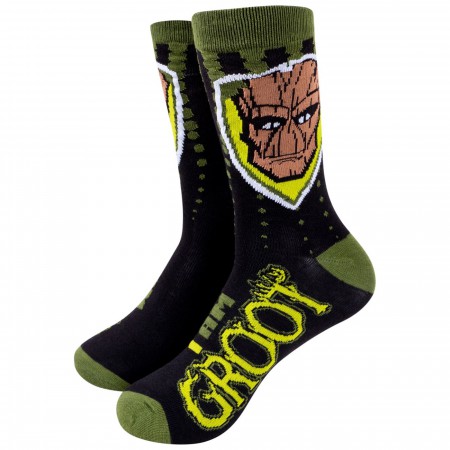 Guardians of the Galaxy Rocket And Groot Crew Socks Two Pack