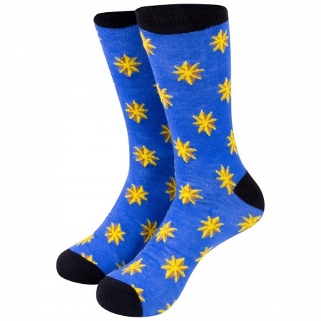 Captain Marvel Star Power Marvel Crew Socks Two Pack