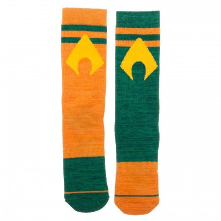 Aquaman DC Comics Flipped Colors Crew Socks