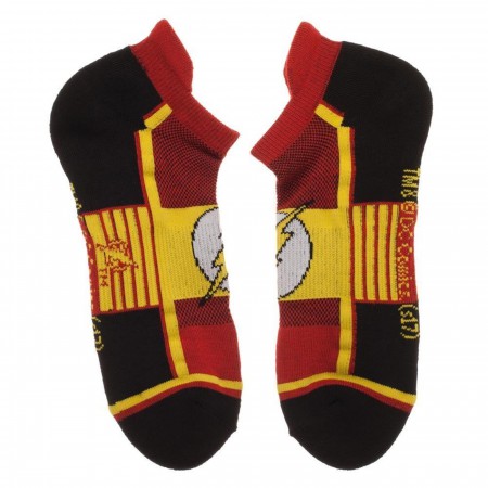 Flash DC Comics Three Pack Athletic Ankle Sock Set