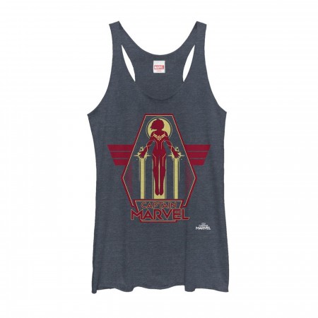 Captain Marvel Retro Take Flight Women's Racerback Tank