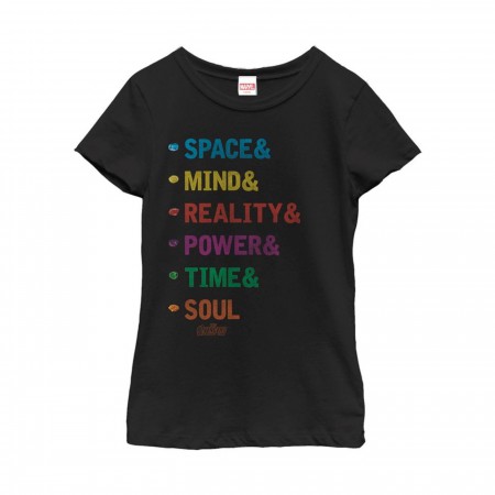 Avengers: Infinity Stones Girl's T-Shirt