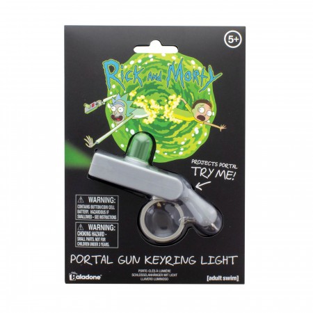 Rick and Morty Portal Gun Keychain