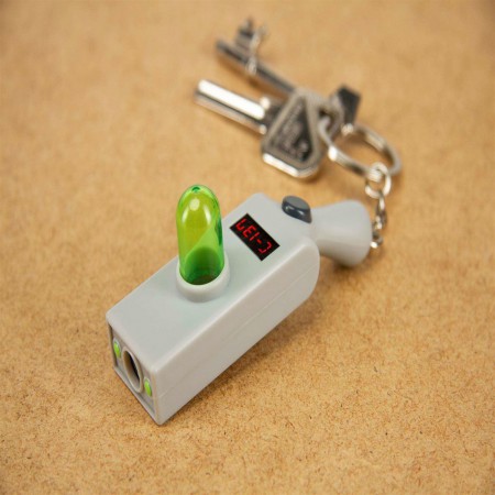 Rick and Morty Portal Gun Keychain