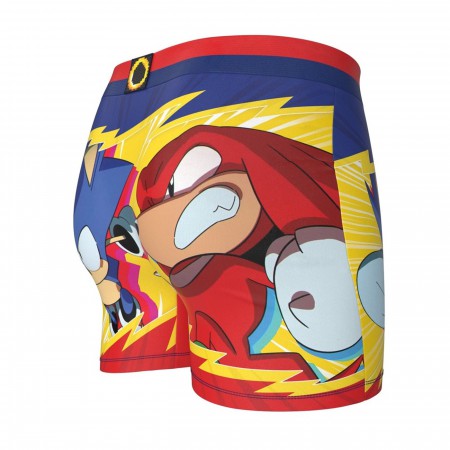 Sonic the Hedgehog and Knuckles Men's Underwear Boxer Briefs