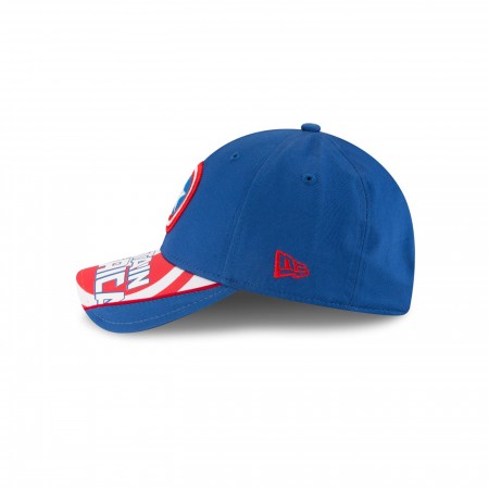 Captain America Symbol with Text Brim New Era 9Forty Adjustable Hat