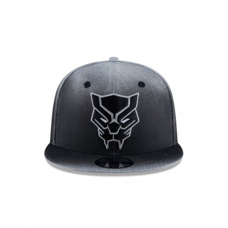 Black Panther Logo Dark Grey New Era 9Fifty Adjustable Hat