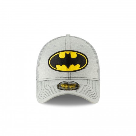 Batman Classic Logo Grey New Era 39Thirty Fitted Hat