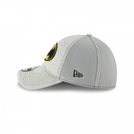 Batman Classic Logo Grey New Era 39Thirty Fitted Hat