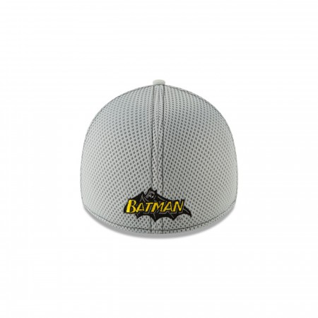Batman Classic Logo Grey New Era 39Thirty Fitted Hat