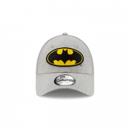 Batman Classic Logo Grey New Era 9Forty Adjustable Hat