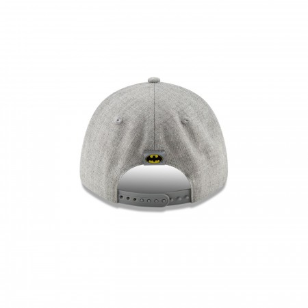 Batman Classic Logo Grey New Era 9Forty Adjustable Hat