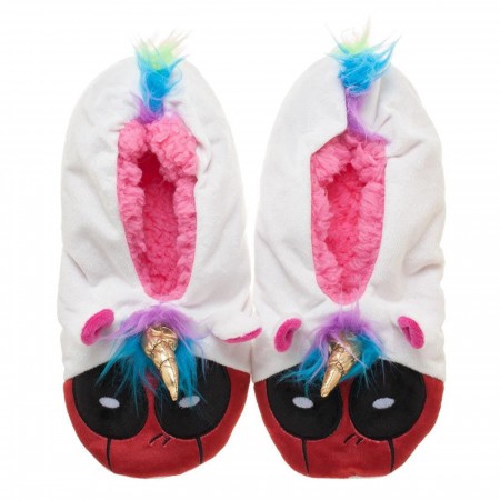 Deadpool Unicorn Mashup Slipper Socks