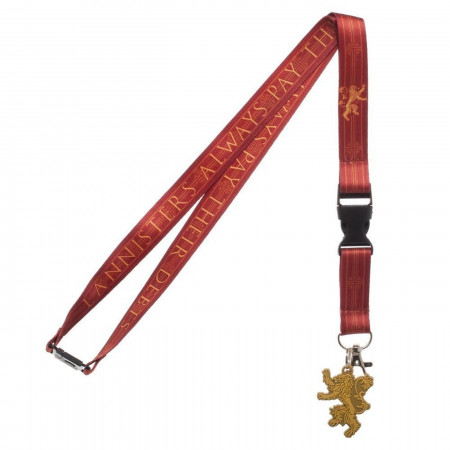 Game of Throne House Lannister Lanyard