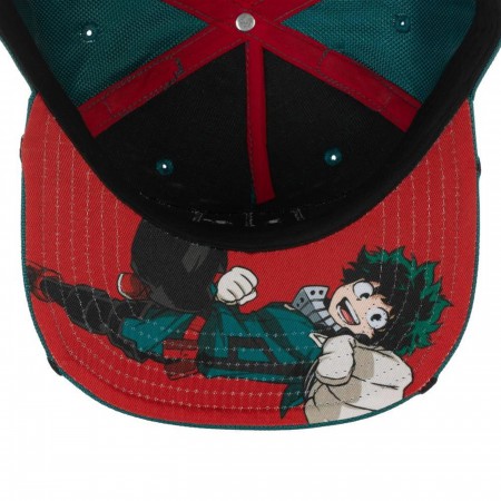 My Hero Academia Deku Inspired Suit up Snapback Hat