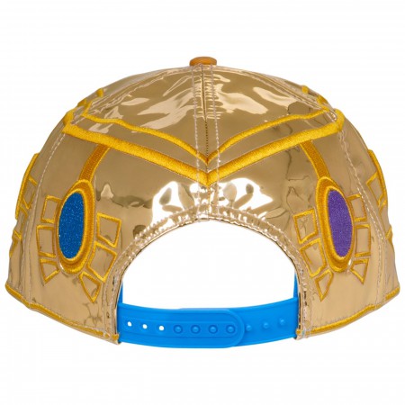 Infinity Gauntlet Faux Leather Suit-up Snapback