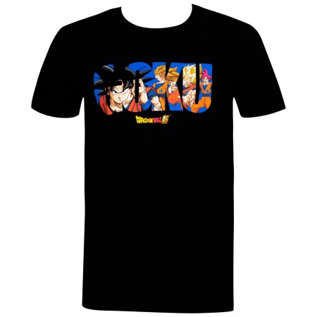 Dragon Ball Super Goku Sayian Levels Men's T-Shirt