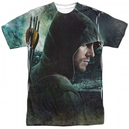 Arrow Hero Stare Men's Front Sublimated T-Shirt