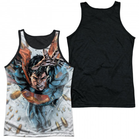 Superman Bullets in the Sky Sublimated Tank Top