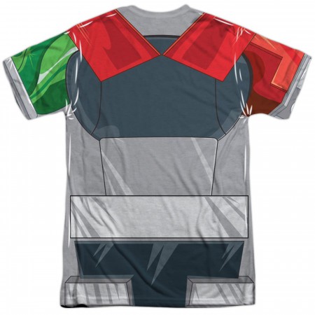 Voltron Costume Sublimated Front and Back T-Shirt
