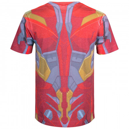 Iron Man Costume Sublimated Men's T-Shirt