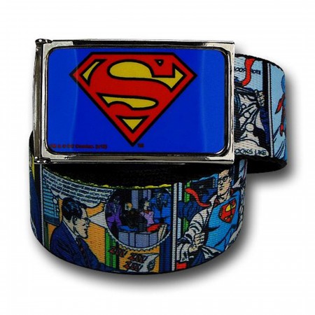 Superman Comic Image Belt