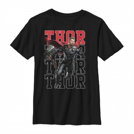 Avengers Endgame Thor Heroic Shot Youth T-Shirt