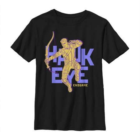 Avengers Endgame Hawkeye Color Pop Youth T-Shirt