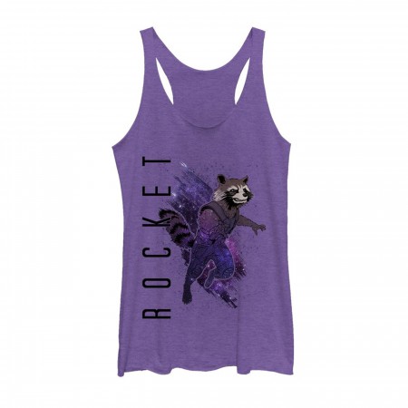 Avengers Endgame Rocket Raccoon Painted Women's Tank Top