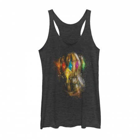 Avengers Endgame Painted Gauntlet Women's Tank Top
