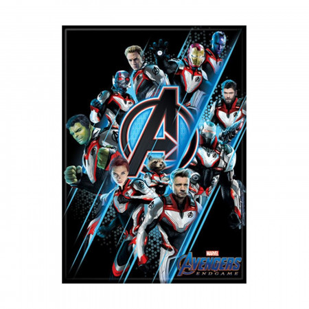 Avengers Endgame Group Quantum Realm Costume Shot Magnet