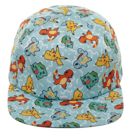 Pokemon All Over Character Snapback Hat