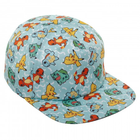 Pokemon All Over Character Snapback Hat